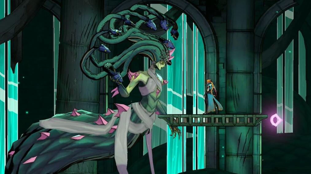 Un boss di Castlevania Belmont's Curse