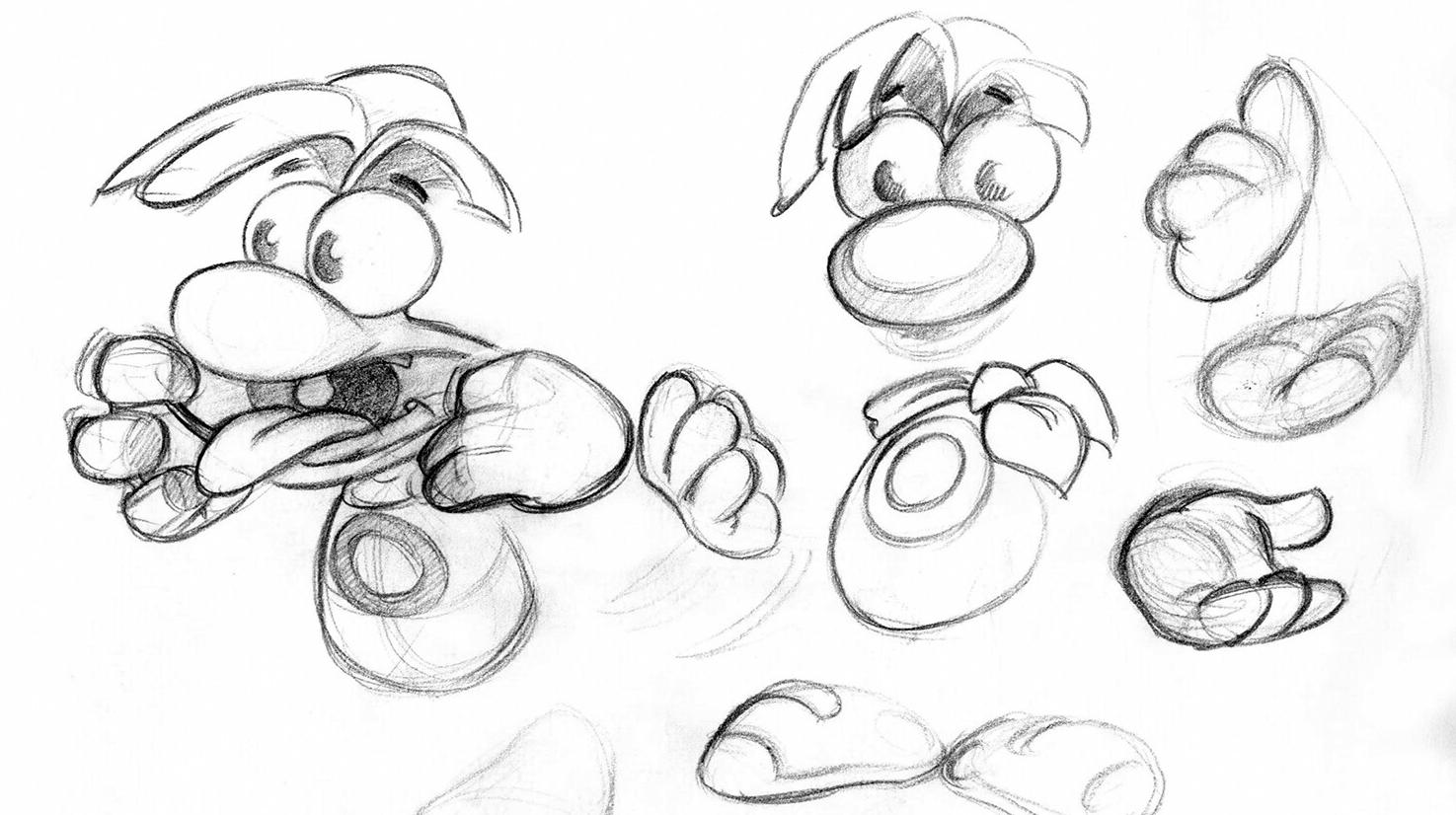 Dei bozzetti di Rayman