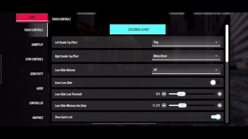 Il menù di accessibilità