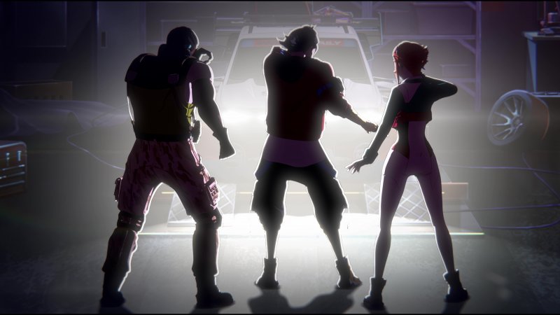 La campagna di Screamer è interamente costruita attorno all'universo cyberpunk e alle animazioni dello studio giapponese Polygon Pictures