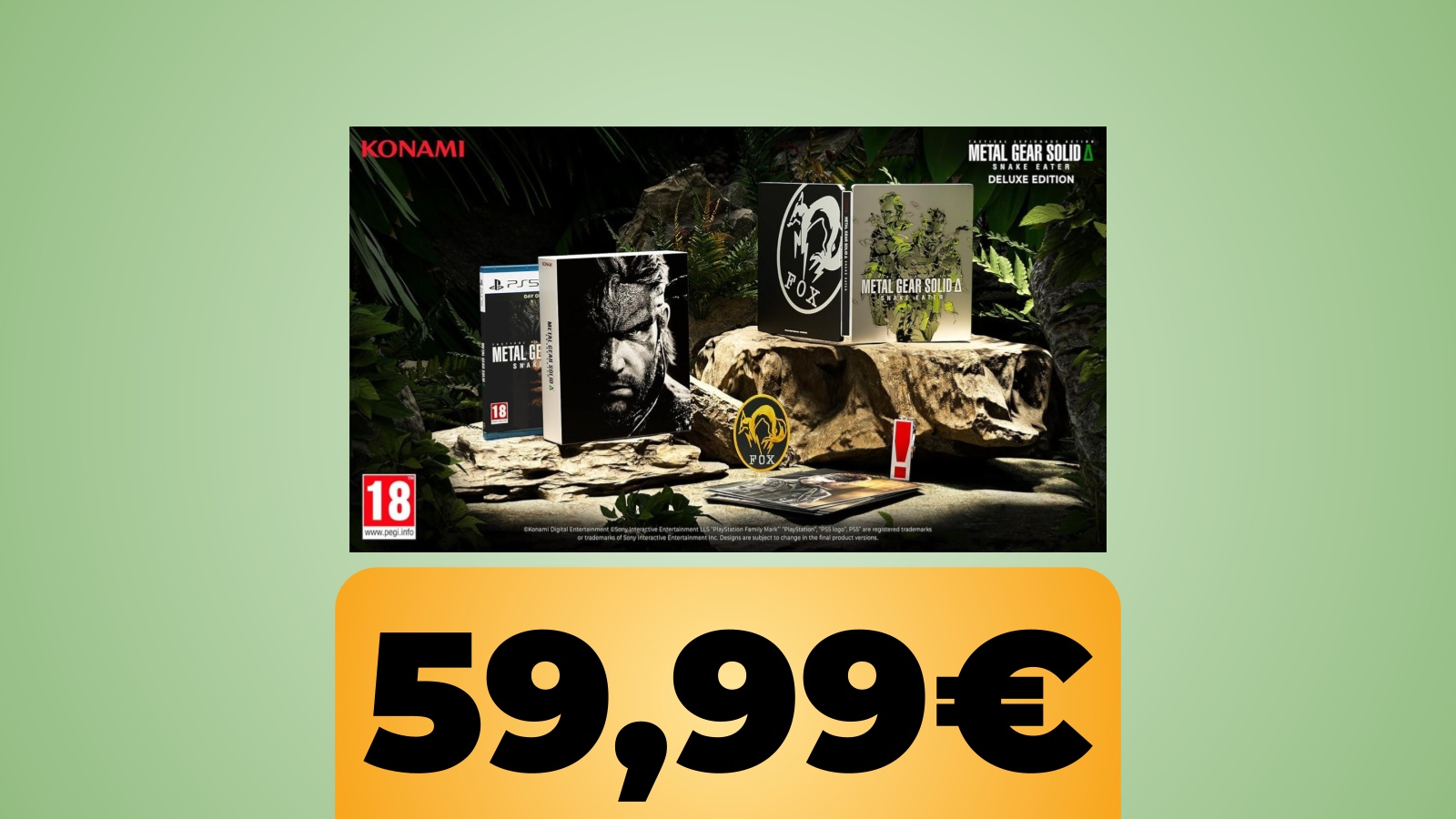 Metal Gear Solid Delta Snake Eater Deluxe Edition per PS5 è al minimo storico su Amazon con tanti contenuti esclusivi