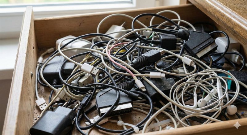 Nel 2030 i cassetti saranno pieni di cavi solo se siete accumulatori seriali?