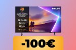 Il televisore Philips Ambilight 4K QLED da 75' è al minimo storico su Amazon: risparmia 100 € - Notizia