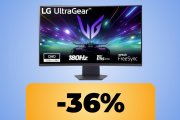 Il monitor da gaming LG UltraGear è in offerta su Amazon (quasi) al minimo storico: 32", 180Hz e tempo di risposta di 1ms