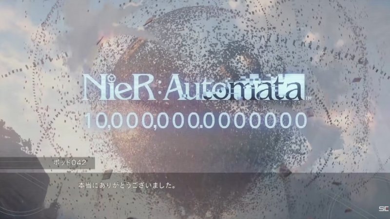 L'annuncio delle vendite di NieR: Automata