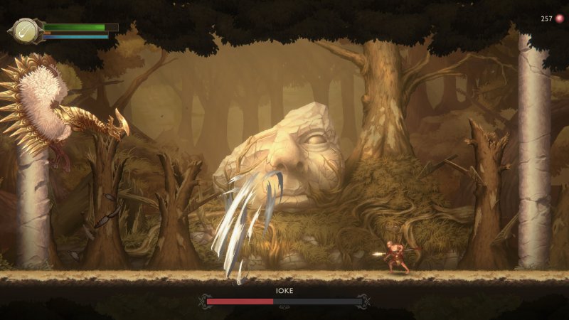 Uno dei primi boss di God of War Sons of Sparta