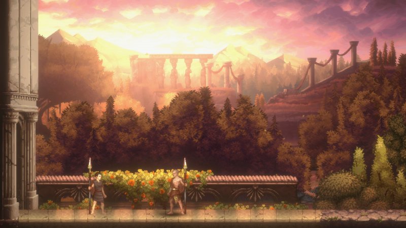 Alcuni scenari di God of War Sons of Sparta risultano suggestivi, altri decisamente meno