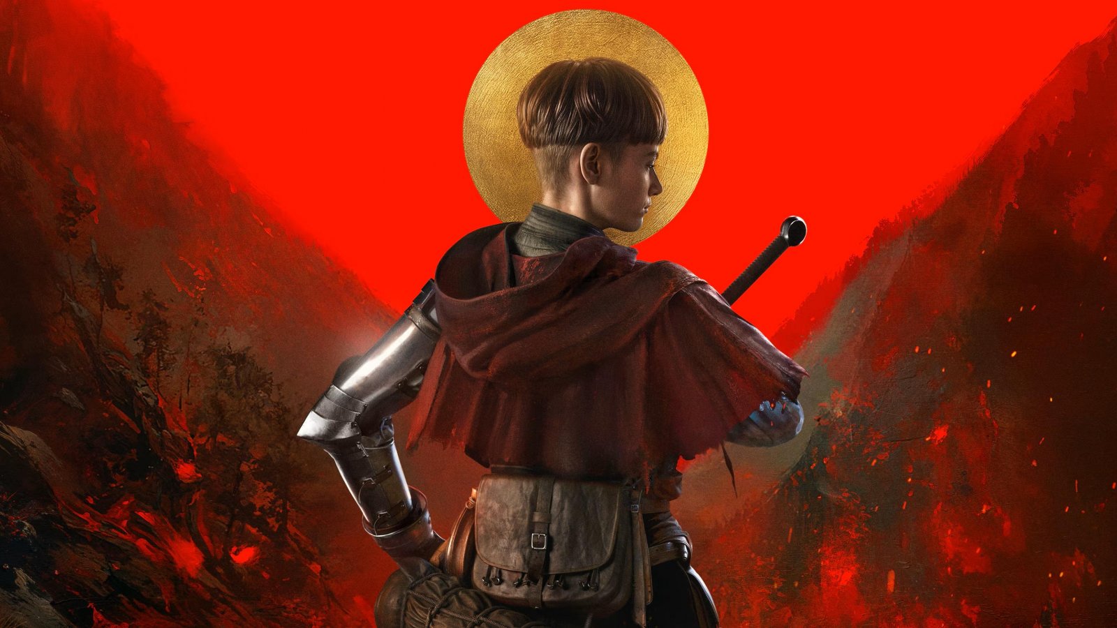 L'artwork di 1348 Ex Voto con in primo piano Aeta, la protagonista del gioco