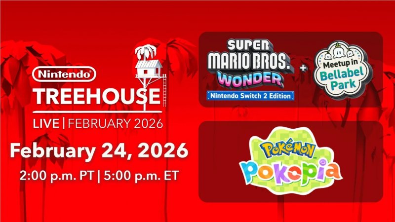 La locandina del Nintendo Treehouse Live