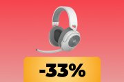 Le cuffie Corsair HS55 Wireless sono in offerta su Amazon: sorround 7.1, leggere e autonomia lunga