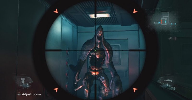 Scarmiglione, un nemico di Resident Evil: Revelations