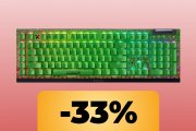 La tastiera da gaming Razer BlackWidow V4 X Minecraft Edition è in promo su Amazon: imperdibile per tutti i fan del colosso di Mojang