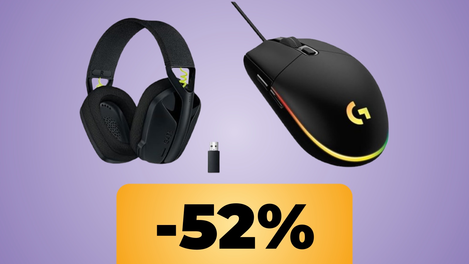 Mouse + cuffie Logitech