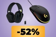 A tutto Logitech: il mouse G203 + le cuffie G435 ad un prezzo molto competitivo su Amazon, maxi sconto attivo per entrambi