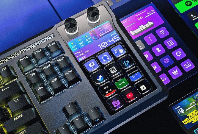 La tastiera con Stream Deck integrato