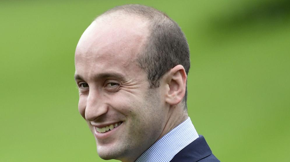 Stephen Miller, consigliere di Trump, che sorride