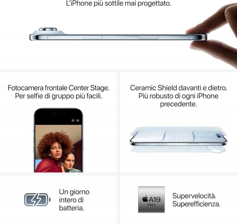 Caratteristiche dell'iPhone Air