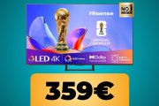 La smart TV Hisense è in offerta su Amazon (quasi al minimo storico): 50", 4K, Alexa integrata e Game Mode Plus
