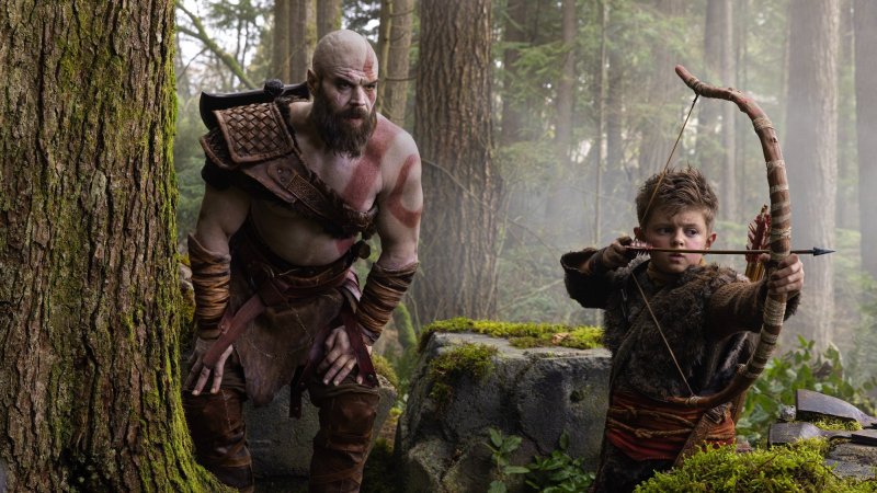 Kratos e Atreus nella serie TV di God of War prodotta da Prime Video