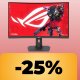 Il monitor da gaming ASUS ROG Strix è in offerta su Amazon: pannello curvo da 32", refresh rate da 280Hz e tempo di risposta di 1ms