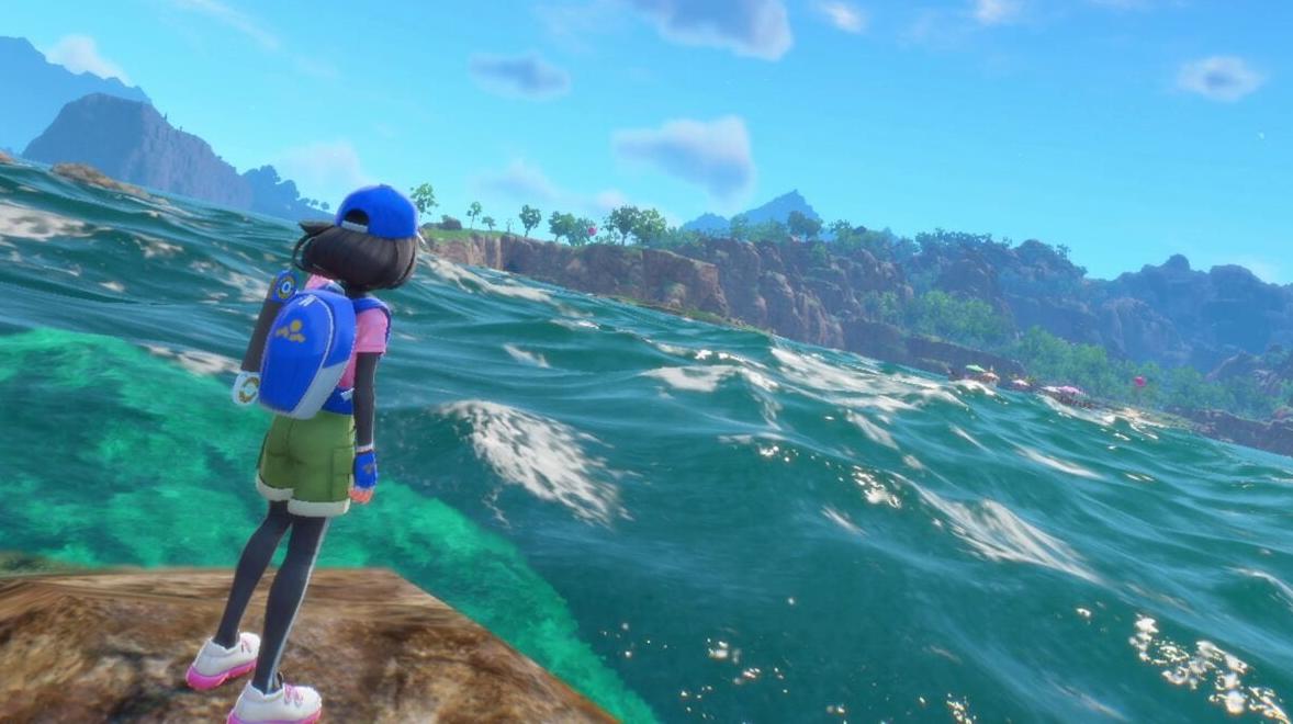 La protagonista di Pokémon Onda / Vento di fronte all'acqua