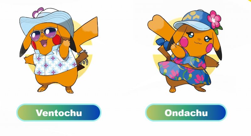 Ventochu e Ondachu: le nuove varianti di Pikachu in Pokémon Vento e Onda