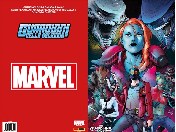 La cover variant di Camagni per I Guardiani della Galassia
