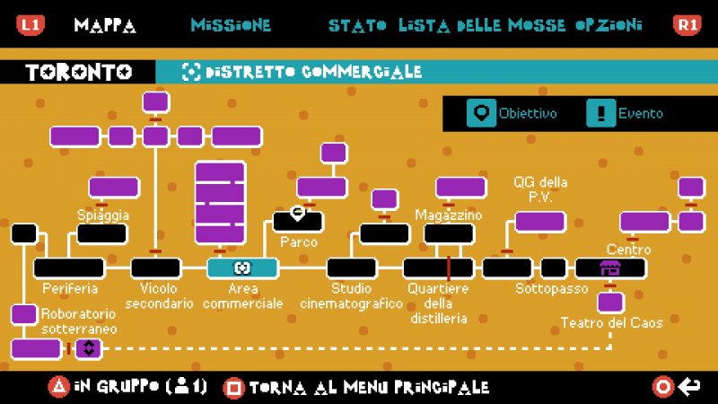 La struttura della città in Scott Pilgrim EX
