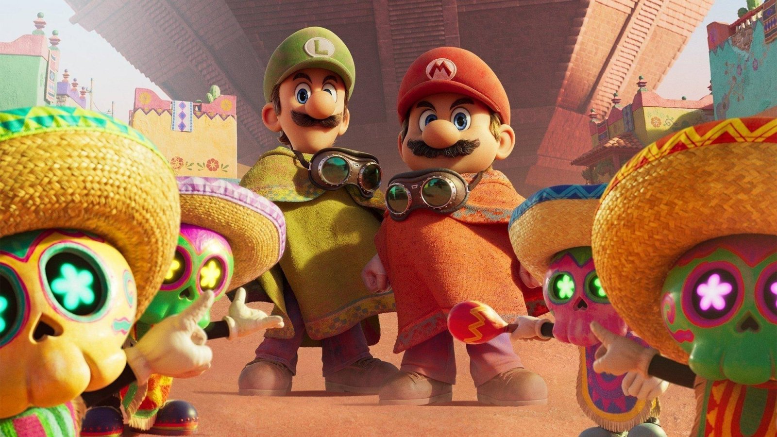 Mario e Luigi nel film Super Mario Galaxy: Il film