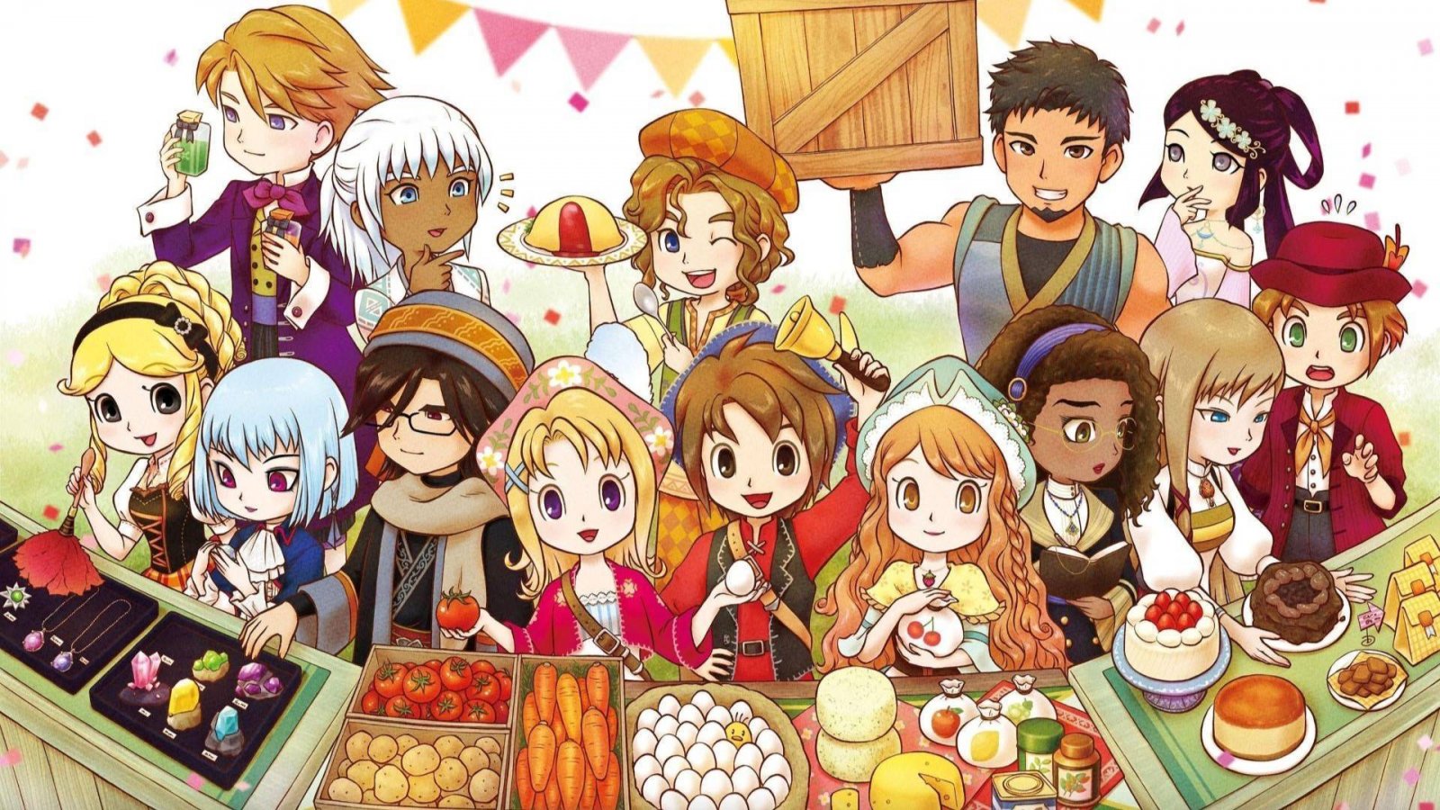 Un'illustrazione di Story of Seasons: Grand Bazaar