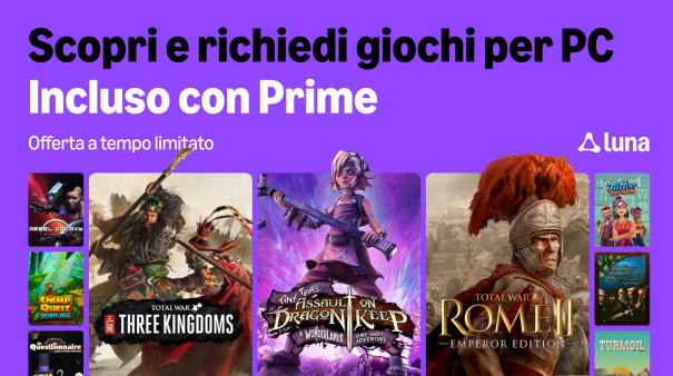 I giochi riscattabili a marzo di Prime