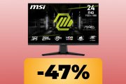 Se sei alla ricerca di un nuovo monitor da gaming sei nel posto giusto al momento giusto: l'MSI MAG 242MF è (quasi) al minimo storico