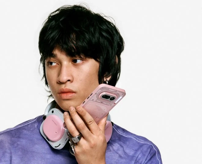 Le cuffie nella colorazione rosa