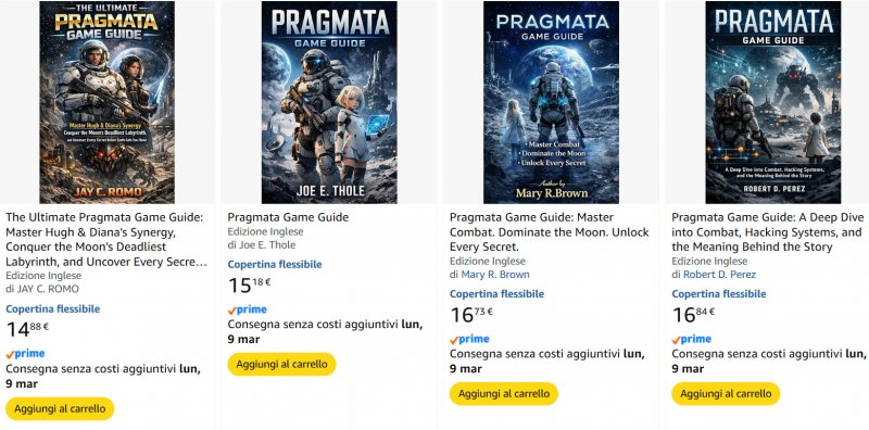 Alcune guide di Pragmata fatte con l'IA