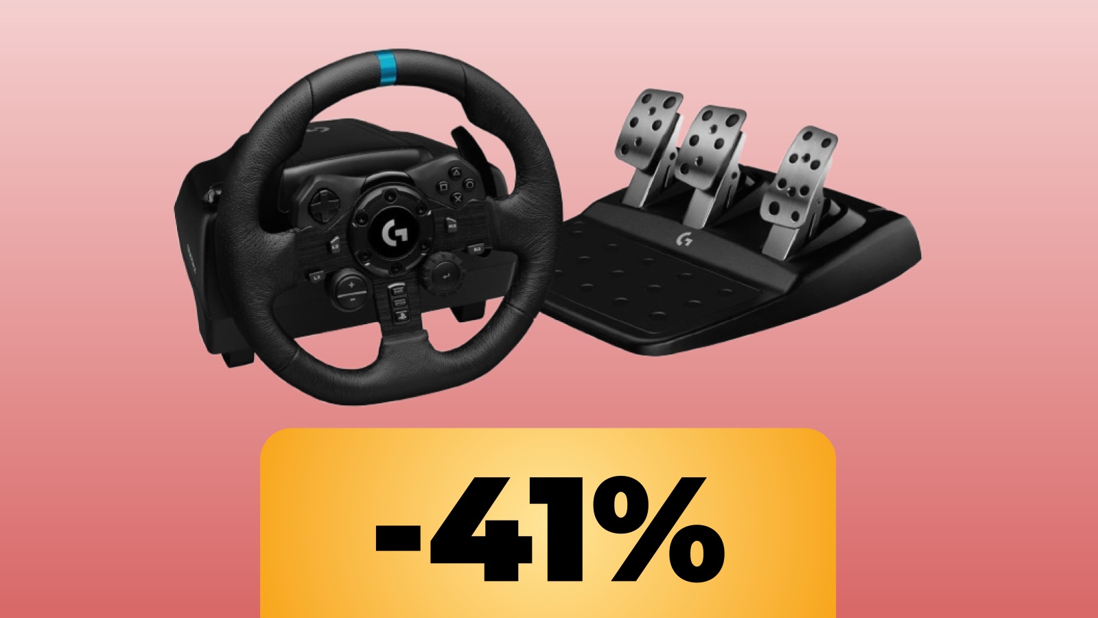 Sterzo + Pedaliera Logitech