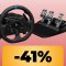 Volante da corsa Logitech + pedaliera in offerta su Amazon: compatibili con PC e PlayStation