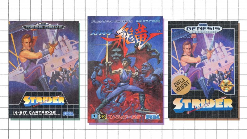 Le copertine occidentali di Strider sono un grande interrogativo che trova risposta solo negli anni in cui sono sbarcate sul mercato