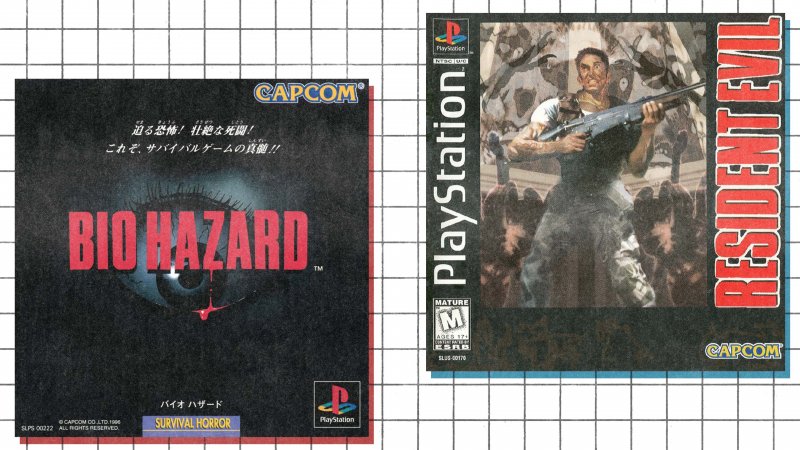 Le due identità di Resident Evil/Biohazard: l'interpretazione dell'orrore giapponese a sinistra e di quello americano a destra
