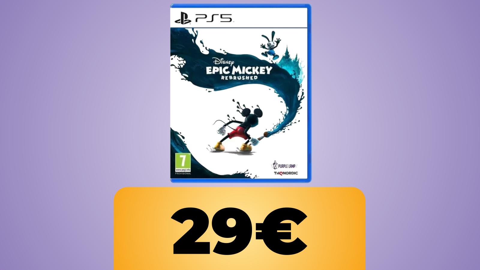 Disney Epic Mickey: Rebrushed è in sconto su Amazon per la Festa delle Offerte