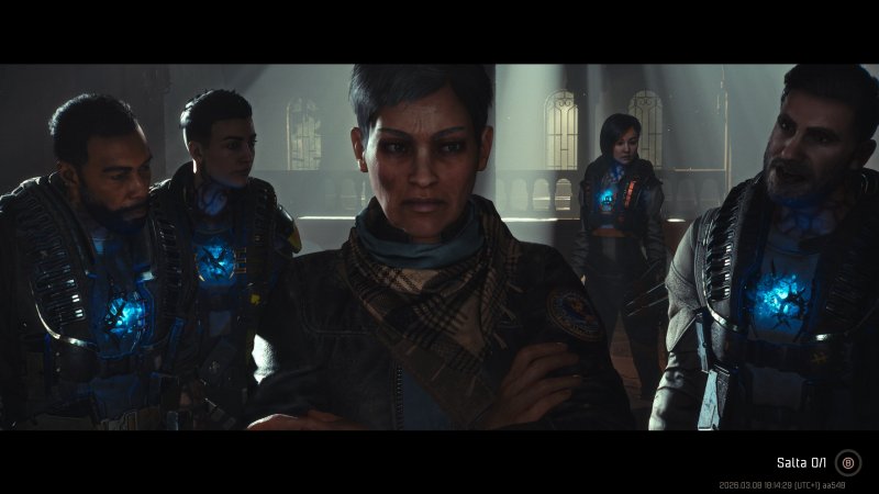 Una delle sequenze di intermezzo di John Carpenter's Toxic Commando