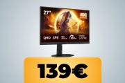 Cerchi un monitor economico? AOC Gaming WQHD da 27" e 180 Hz è al minimo storico