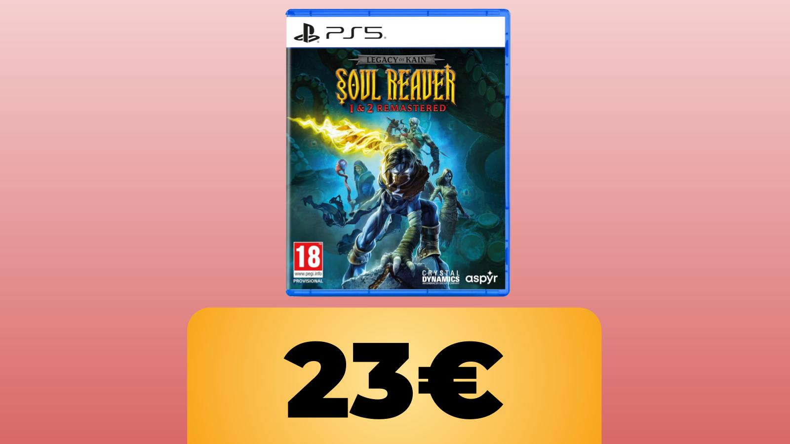 Legacy of Kain Soul Reaver 1 & 2 Remastered per PS5 e Switch è in sconto al prezzo minimo storico su Amazon