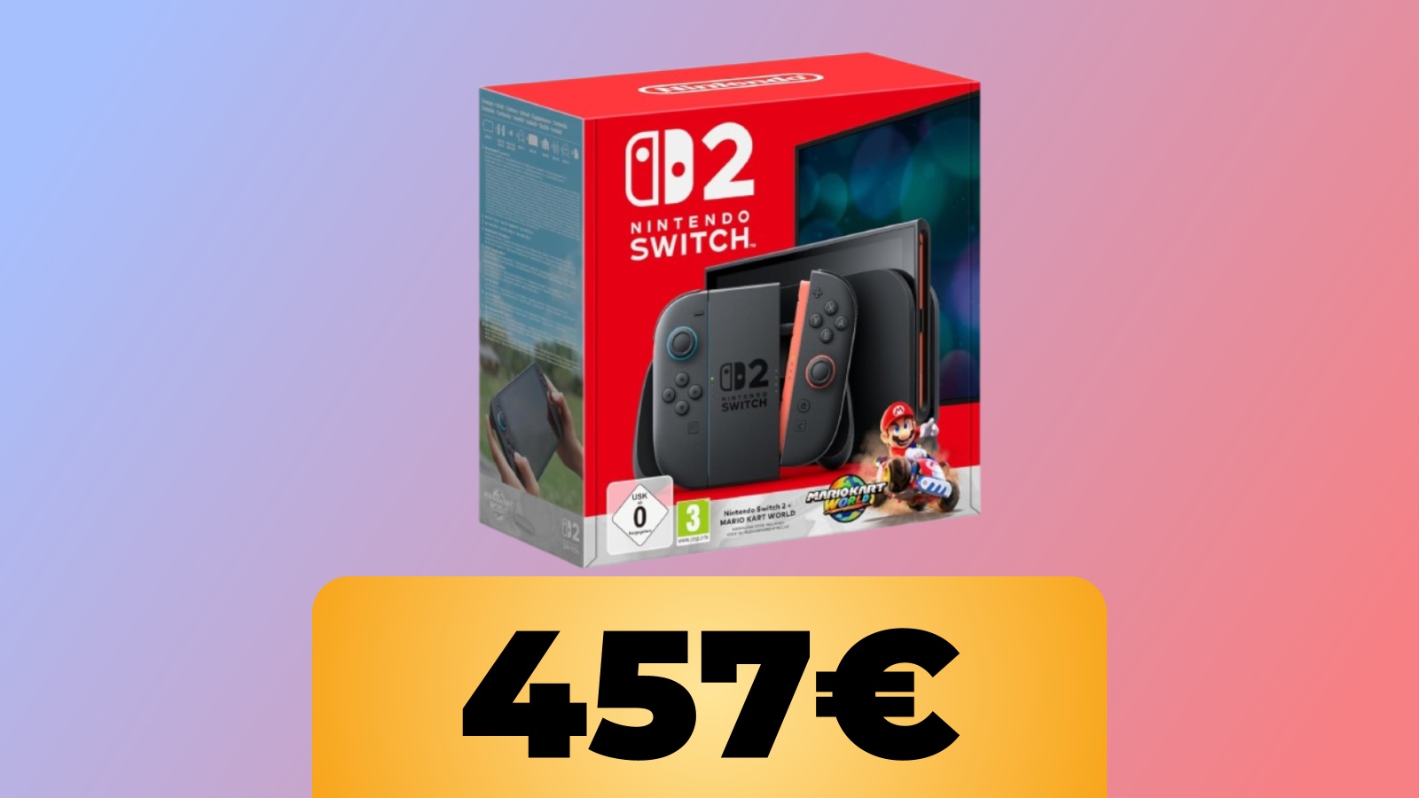 Nintendo Switch 2 + Mario Kart World: il bundle è in sconto su Amazon
