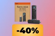 Amazon Fire Stick 4K Max è in sconto al minimo storico (quasi): risparmia fino al 40%