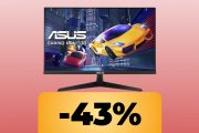 Monitor ASUS in FullHD da 24" è oggi al minimo storico su Amazon per la Festa delle Offerte di Primavera