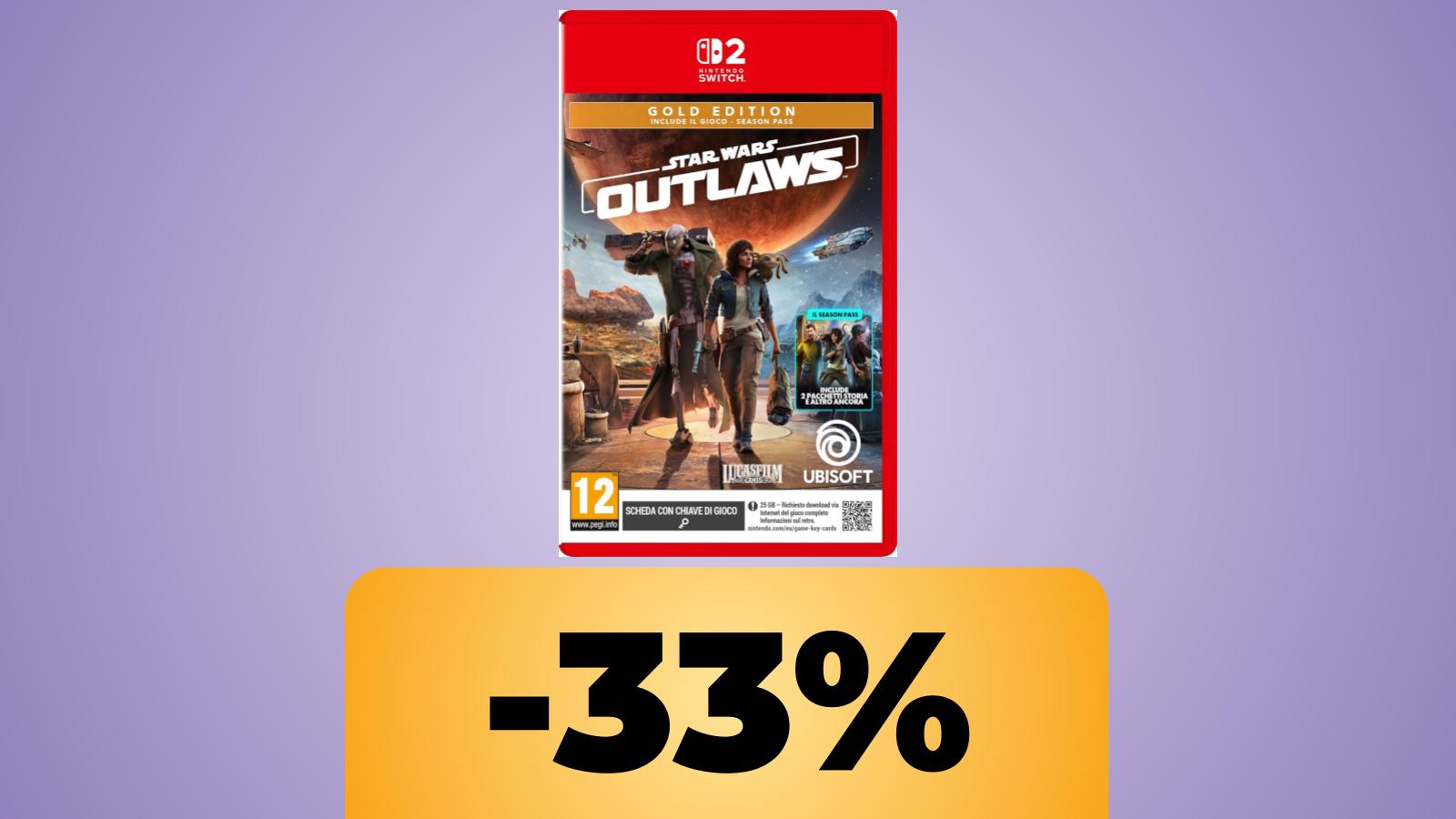 Star Wars Outlaws per Nintendo Switch 2 è in sconto su Amazon