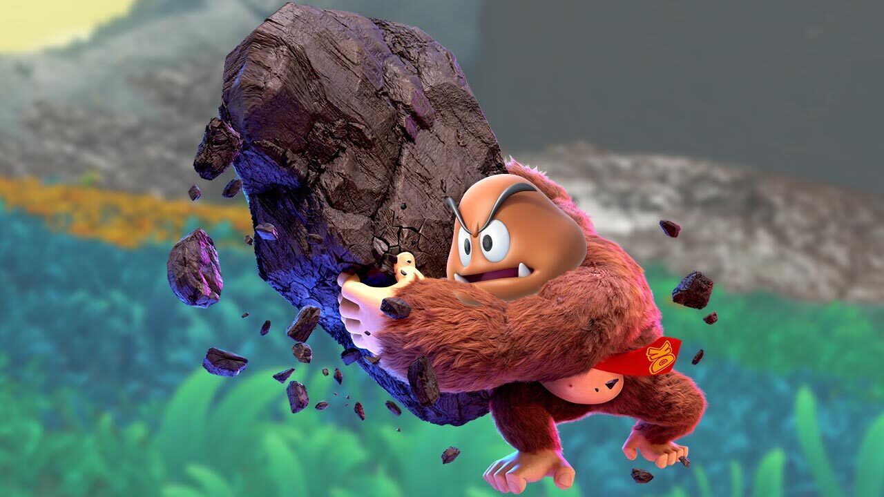 Donkey Kong Bananza inizialmente aveva un Goomba con braccia giganti come protagonista