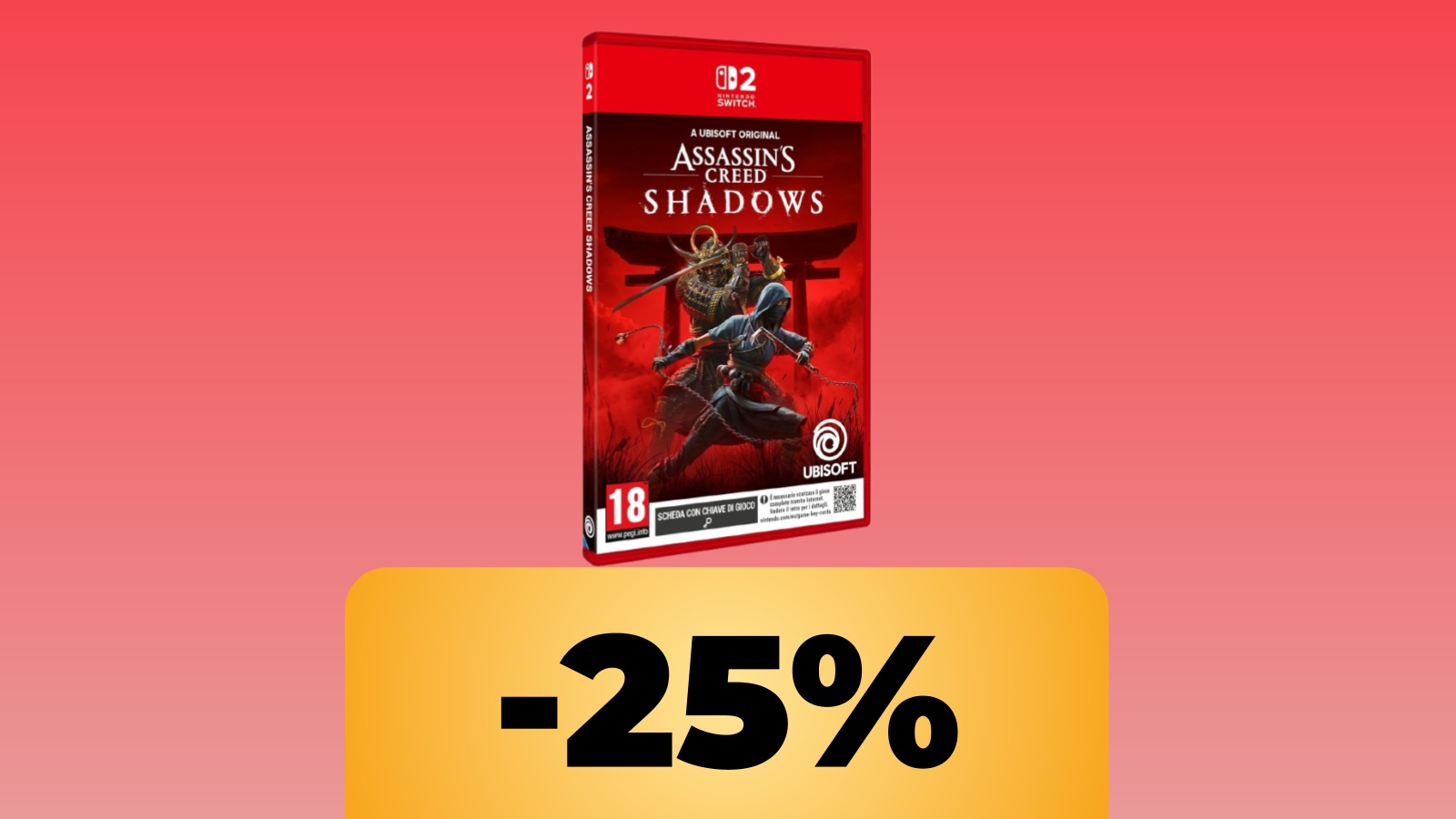Assassin's Creed Shadows per Nintendo Switch 2 è al minimo storico con le promo della Festa delle Offerte di Primavera