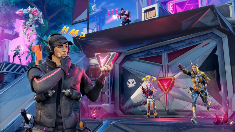 Alcuni dei personaggi di Hawked