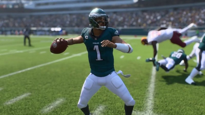 Uno dei giocatori di Madden NFL 26